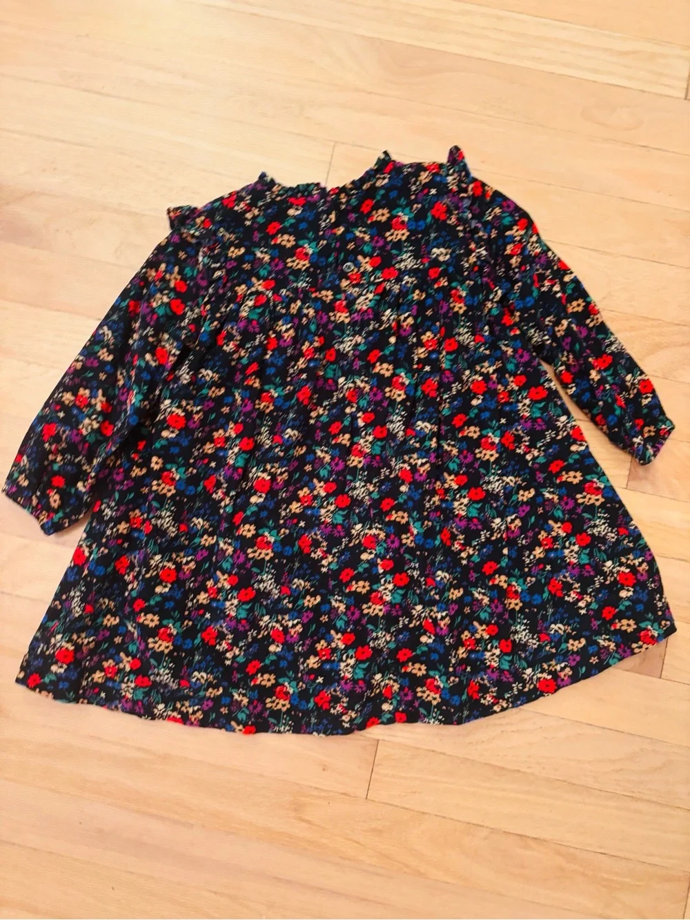 Gap Toddler Ruffle Corduroy Dress Size: 4